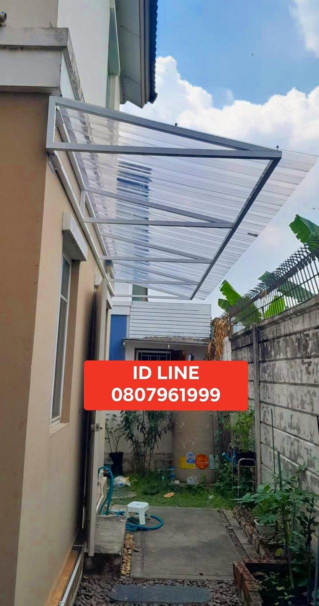 ช่างโครงหลังคากันสาดจังหวัด พังงา โทร  0854574249ไอดีไลน์0854574249