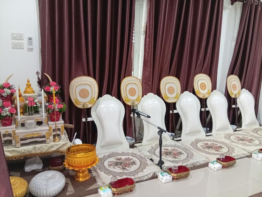 บริการให้เช่าอุปกรณ์พิธีสงฆ์ ในงานทำบุญมงคล ต่าง ๆ เช่น งานทำบุญบ้าน / บริษัท / ห้าง / ร้าน หรือ สถานที่ราชการต่าง ๆๆ รูปที่ 10