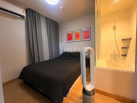 For Rent Ideo Sathorn Taksin Top 27th Fl 0m to BTS Krung Thon Buri 35 sqm 1BR Bathtub Min 3 Months Lease Fully Furnished 22k mo 1