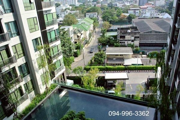 For sale RHYTHM SUKHUMVIT 36-38 ใจกลางทองหล่อ ใกล้ BTS ชั้น 10 วิวสระ โทร 094-9963362 8