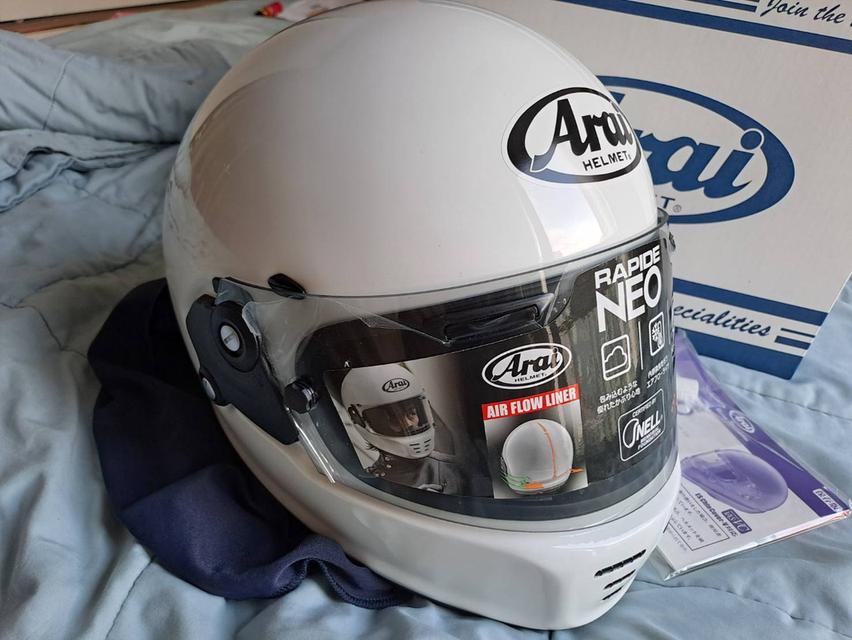 หมวก Arai Rapide Neo Size 59,60 สีขาว