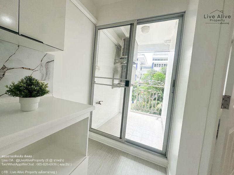 ขายคอนโดพร้อมอยู่ ลุมพินีคอนโดทาวน์ บดินทร์เดชา–รามคำแหง ห้องตกแต่งใหม่ทั้งหมด เฟอร์ครบทุกมุม เข้ามาอยู่ได้เลยทันที 10