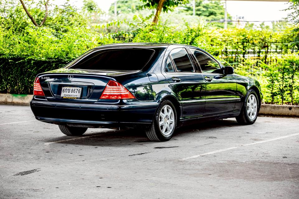 Benz S280 Sedan ปี 2001 สีน้ำเงิน สวยสภาพดีมาก