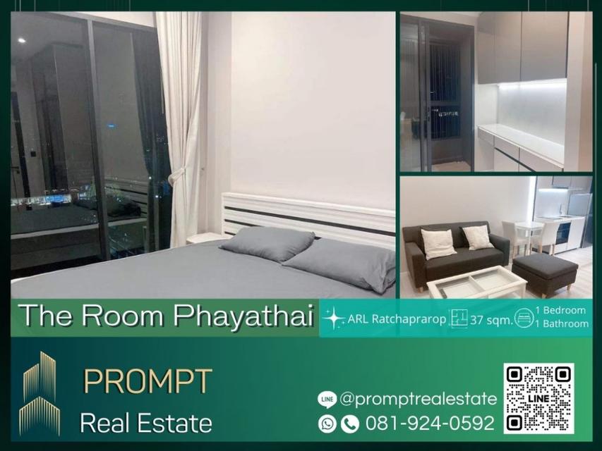 ST12414 - The Room Phayathai - 37 sqm - ARL Ratchaprarop- BTS Phaya Thai- Phyathai1 Hospital 1