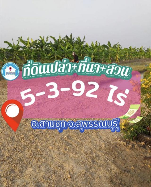 ที่ดินพร้อมสวน+ที่นา