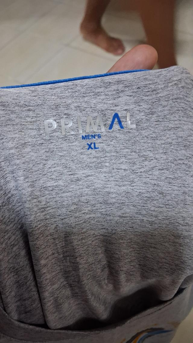 เสื้อยืดวินเทจมือสอง สีเทา PEDAL THE CAUSE A World Without Cancer PRIMAL Men's Performance Shirt XL มือสองสภาพดี ลายสกรีนสวยสไตล์Sport ทรงสวย รูปย่อยที่ 4