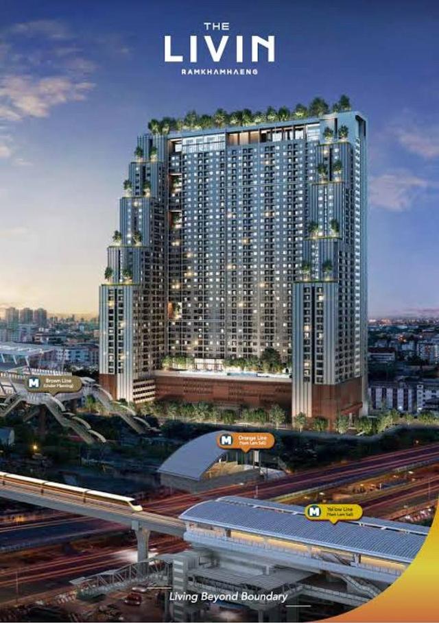 ขายดาวน์คอนโด The living Ramkamheng  1