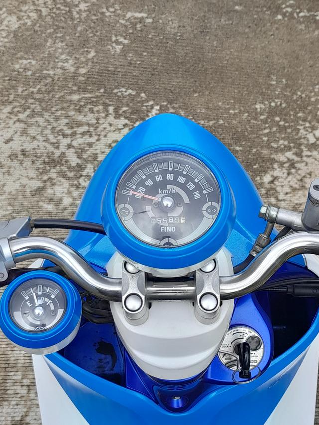 Yamaha Fino Fi 115i ปี2014 สีขาว-ฟ้า-น้ำเงิน 16
