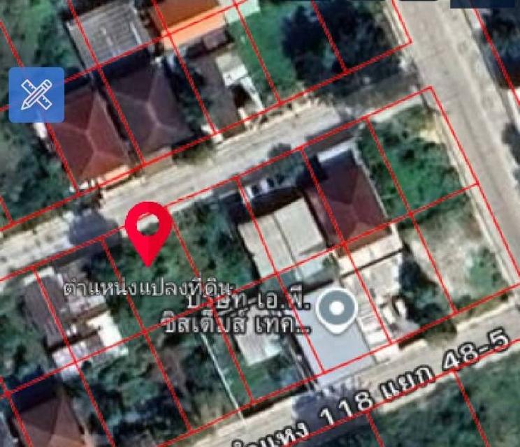 ขายที่ดินเปล่า ซอย รามคำแหง 118 แยก 48-7 เนื้อที่ 54 ตร.วา ใกล้มอเตอร์เวย์