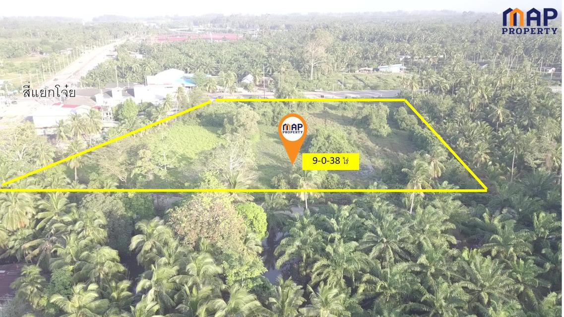 ขายด่วน ที่ดินติดถนนทางหลวงใกล้สี่แยกโจ่ย อ.บางสะพานน้อย 11