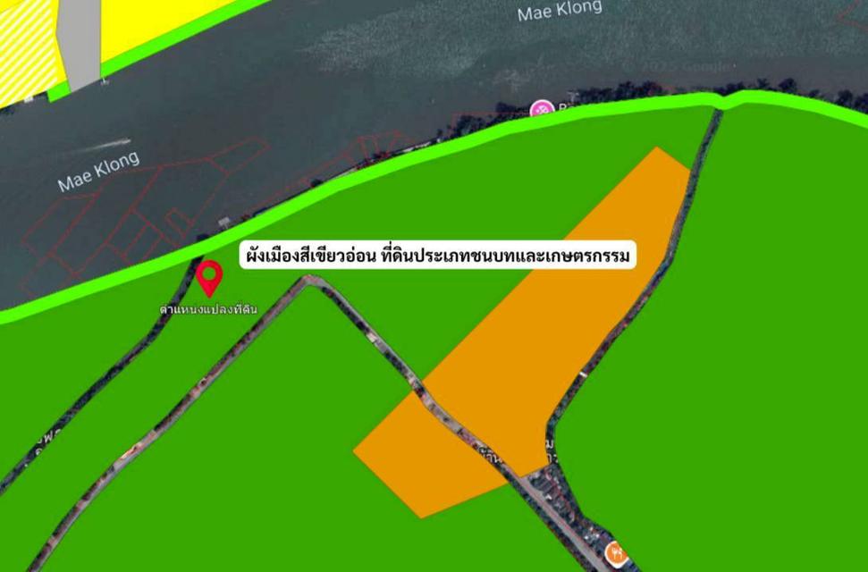 ขายที่ดิน เนื้อที่ 6-2-62 ไร่ ซอยเลียบนที ใกล้แม่น้ำแม่กลอง ใจกลางเมืองสมุทรสงคราม 9