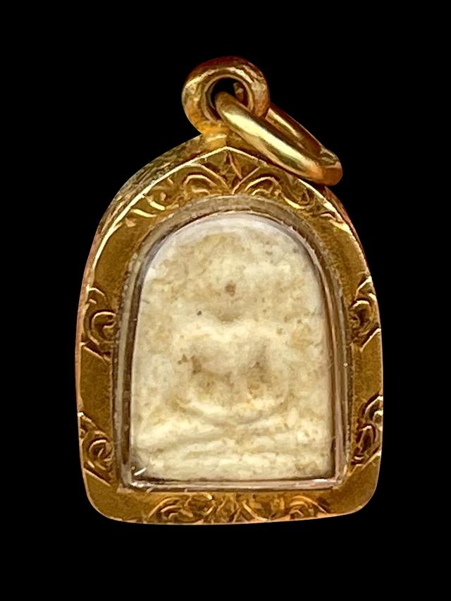 พระซุ้มกอ พิมพ์เล็ก มีลายกนก กรุกำแพงเพชร กรอบทอง 4