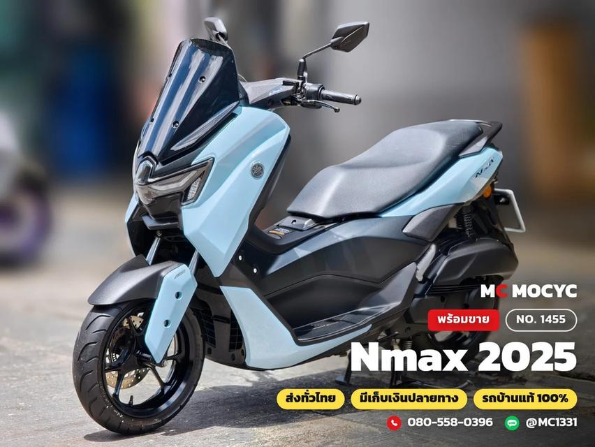 Yamaha NMAX 2025 โฉมใหม่ล่าสุด วิ่ง6000โล รถบ้านแท้มือเดียว เครื่องท่อเดิม สมุดคู่มือกุญแจครบ No.1455