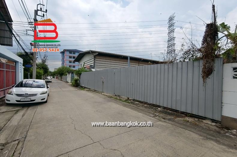 ให้เช่า ที่ดินเปล่า ถมแล้ว ซอยประชาชื่น-นนทบุรี 5 เนื้อที่ 102.9 ตรว. ถนนประชาชื่น ต.บางเขน อ.เมือง จ.นนทบุรี