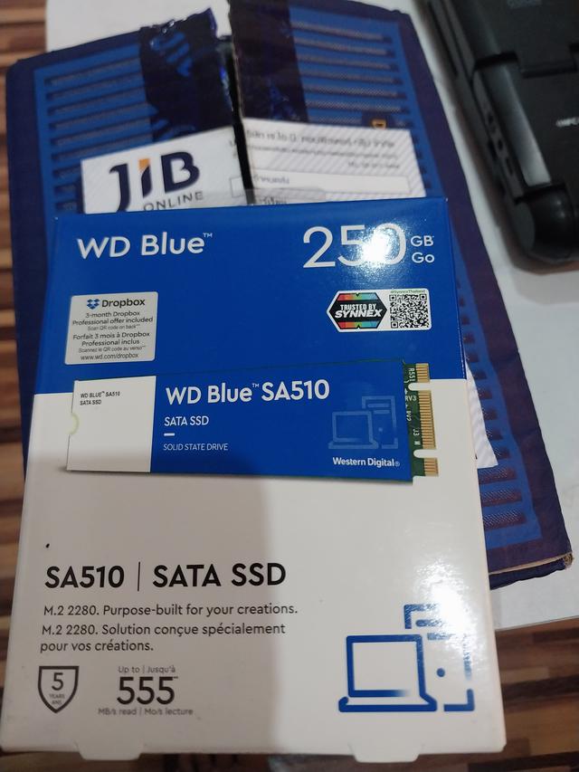 ssd m.2 250 มือ 1 ยังไม่แกะประกันเต็ม 1