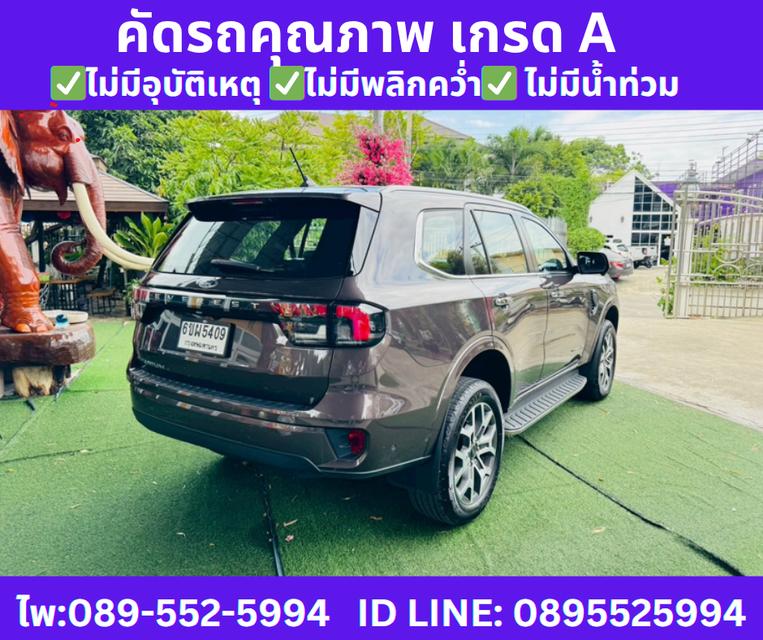 2025 4x4 เกียร์ออโต้ FORD EVEREST 2.0 TITANIUM PLUS