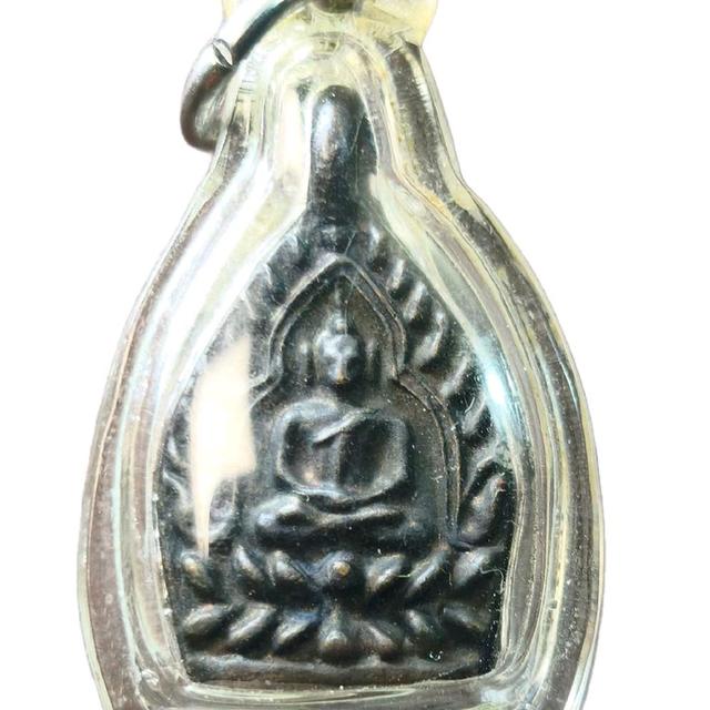 พระเจ้าสัวรุ่น 3 วัดกลางบางแก้ว ปี 2555 เนื้อทองแดงรมดำ พิมพ์เล็ก