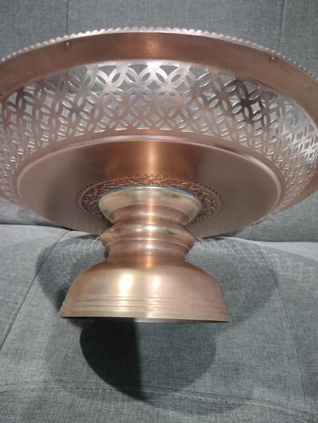 พานทองเหลือง งานเก่าโบราณ 3