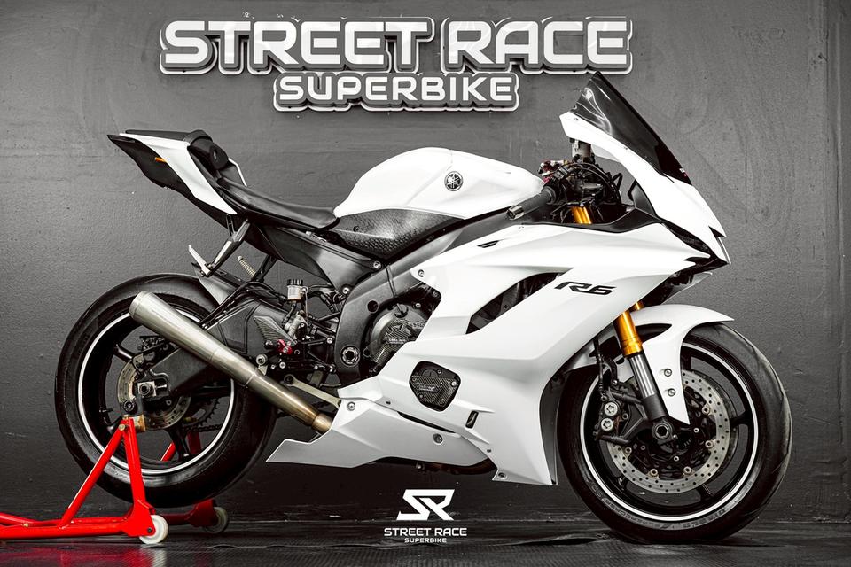 YAMAHA R6 2017 สีขาว กันสะบัด YSS