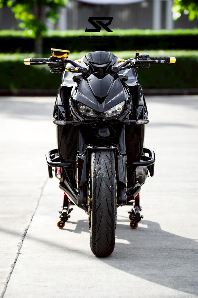 2015 Kawasaki z1000 ปี 2015 ดำด้าน ท่อ akrapovic ดุดัน 6