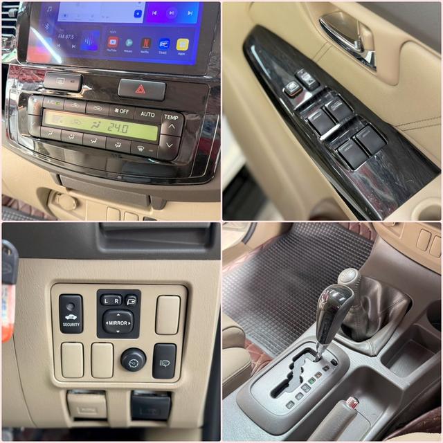 TOYOTA FORTUNER 3.0 V 4WD ปี2012 รถบ้านแท้ รถสายลุย  โคตรคุ้ม ไม่เคยชน  พร้อมใช้งาน 12