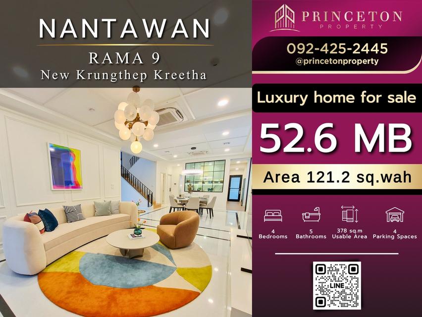 Luxury Show House for Sale Nantawan Rama 9 – New KrungthepKreetha 1