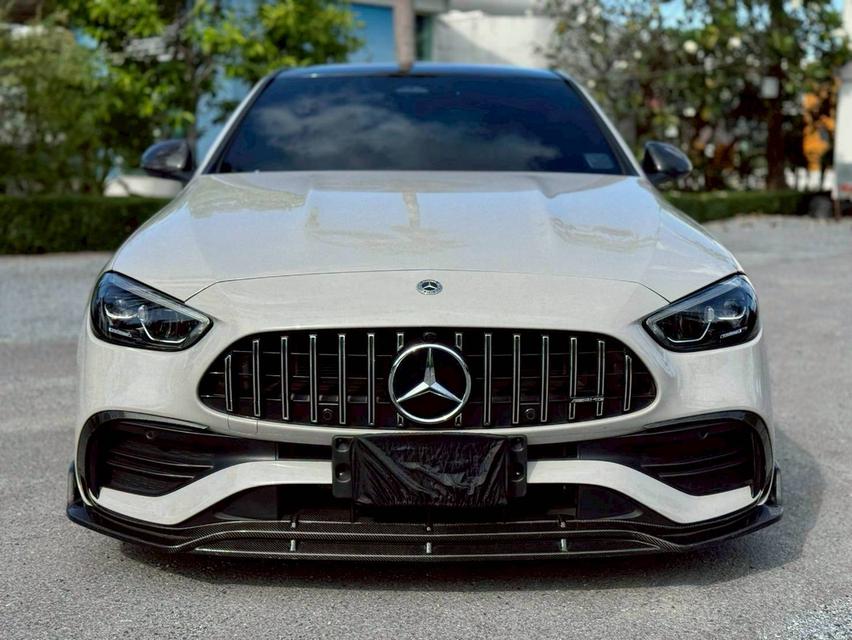 Benz C220d AMG Dymanic w206 2022 แท้ รถสวยจริงๆ เดิมสีดำwrapมา