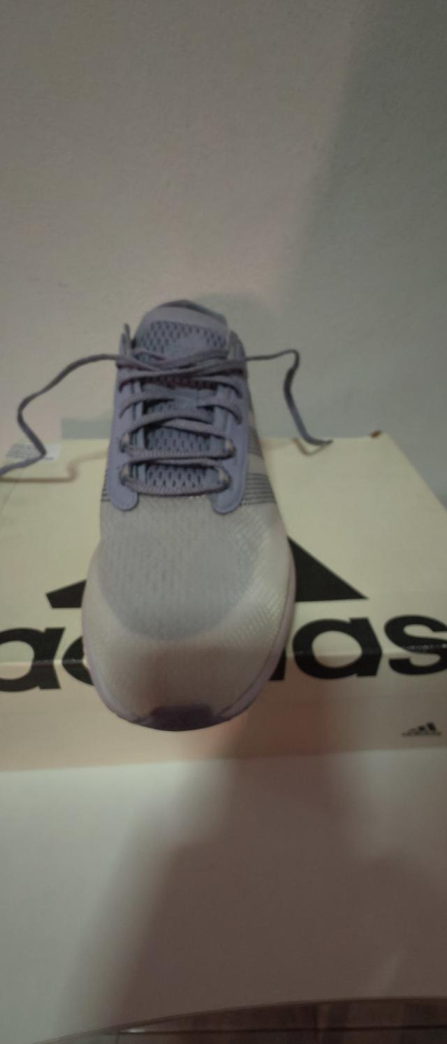 ขายรองเท้า Adidas boost ตัว Begin สีม่วงอ่อนอมขาว สภาพมือหนึ่ง 9