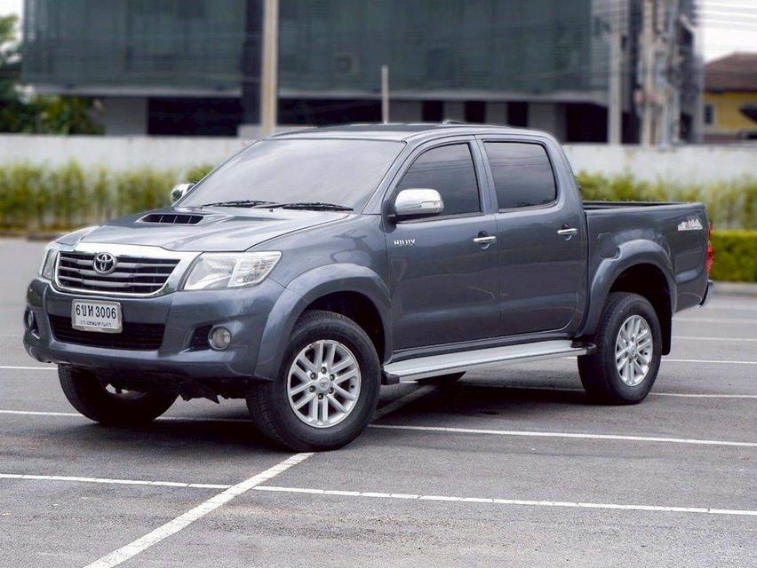 รหัสรถ QT3006 Toyota Vigo 2.5 E Prerunner Double Cab เกียร์ Auto VN Turbo สีเทา ปี2013 8