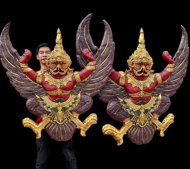 พญาครุฑองค์ใหญ่ ครุฑแขวนผนัง ขนาด1เมตร ครุฑสุบรรณ