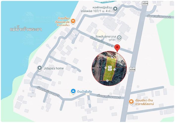L-146 : ที่ดิน 280 ตร.วา ซ.เชียงรากน้อย 3 (วัดพลับ) สามโคก ปทุมธานี 8