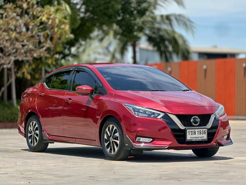 รหัสรถ PAT1936 Nissan Almera 1.0 VL Turbo A/T ปี 2021 สีแดง 3