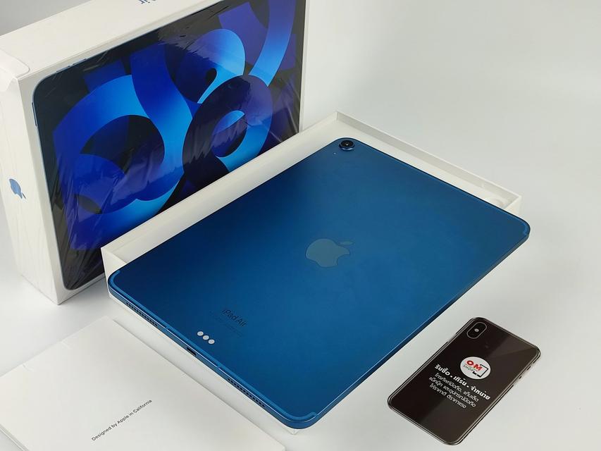 ขาย/แลก iPad Air5 (2022) 64 (Wifi+Cellular) สี Blue ศูนย์ไทย ประกันศูนย์ สภาพสวยมากๆ แท้ ครบกล่อง เพียง 22,900 บาท  4