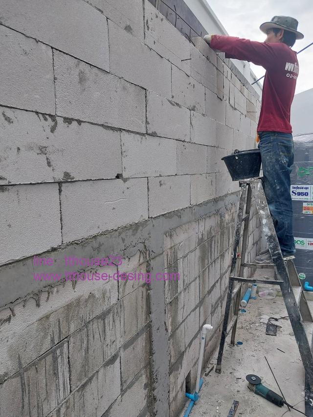 รับเหมา ต่อเติม โครงหลังคา กันสาด ห้องครัว เทพื้น ปูกระเบื้อง Line dddesign23 13