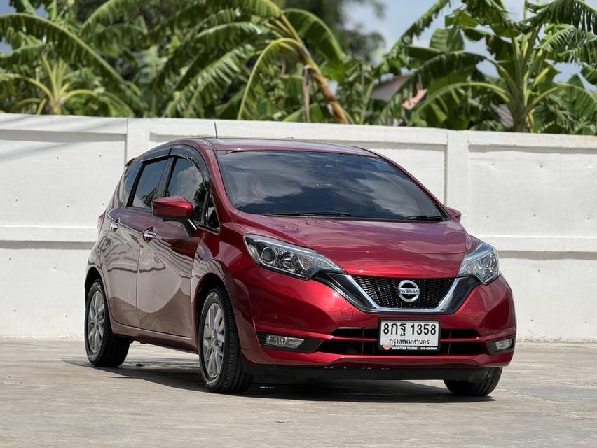 2018 NISSAN NOTE, 1.2 VL โฉม ปี17-ปัจจุบันสีแดง ตัวท็อปสุด ปุ่มสตาร์ท จดทะเบียนปี2019