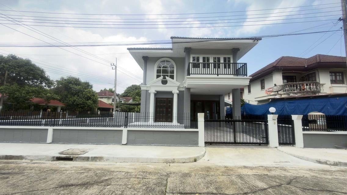 🏡 บ้านเดี่ยวหลังมุม ตรงข้ามสวนสาธารณะ จอดรถได้กว่า 8 คัน | คลองสามวา ถ.นิมิตใหม่ 28 2