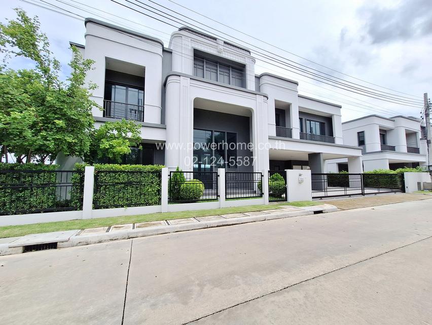 บ้านเดี่ยว 2 ชั้น หมู่บ้านเศรษฐสิริ วงแหวนจตุโชติ ใกล้ทางด่วนจตุโชติ ถนนกาญจนาภิเษก แขวงสามวาตะวันตก เขตคลองสามวา กรุงเทพมหานคร