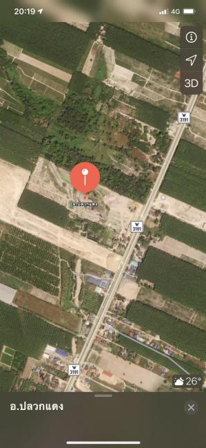 ขายที่ดิน50ไร่ทำเลสวย อ.แกลง จ.ระยอง 1