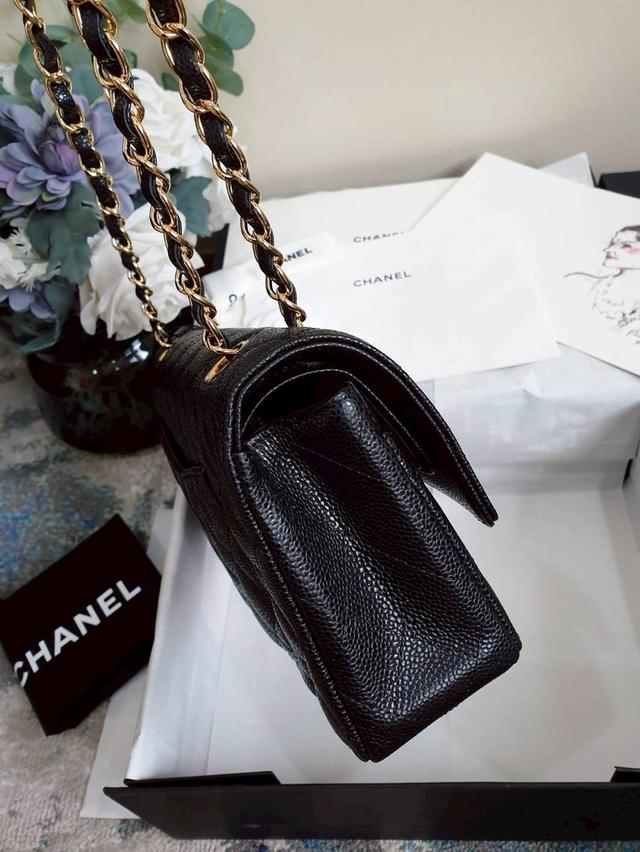 เทียบแท้สุด🔥หนังอิตาลี New Chanel classic 9" Caviar Microchip fullset ✅ 16,500฿🔥 9