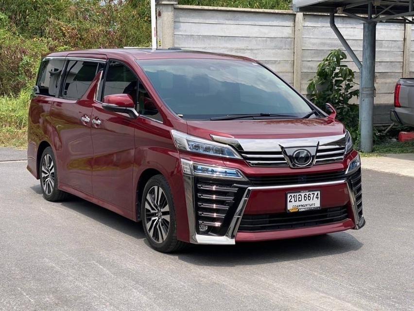 TOYOTA Vellfire 2.5 ZG Edition ปี 2018 รถไมล์น้อย สภาพสวยมากๆ 