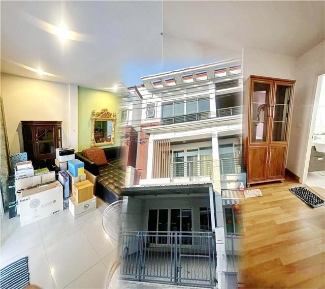 บ้านกลางเมือง 3 ชั้น นานาชาติสิงคโปร์ 700 ม พระราม9 3 แอร์ จัดเต็มเฟอร์ หรูหรา เหม่งจ๋าย 4นอน ประชาอุทิศ เดอะซีน ทาวน์ อ 1