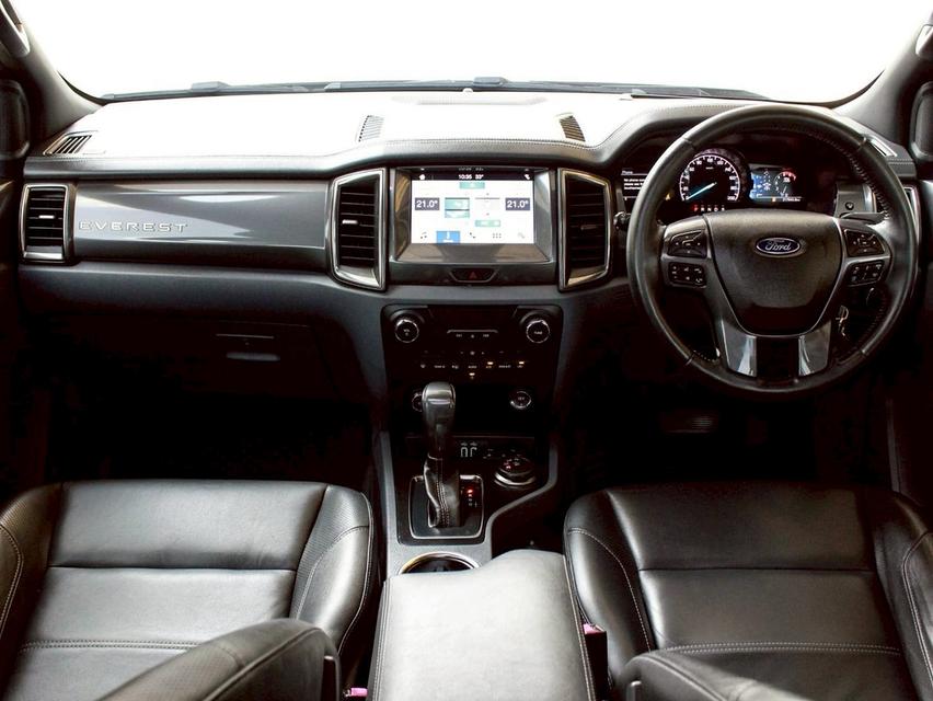 FORD EVEREST 3.2 TITANIUM PLUS 4WD ปี 2018 โฉม ปี 15-22  เกียร์ AUTO ดีเซล สีน้ำตาล รถบ้านพร้อมใช้งาน ไมล์เพียง 217,643 km. 16