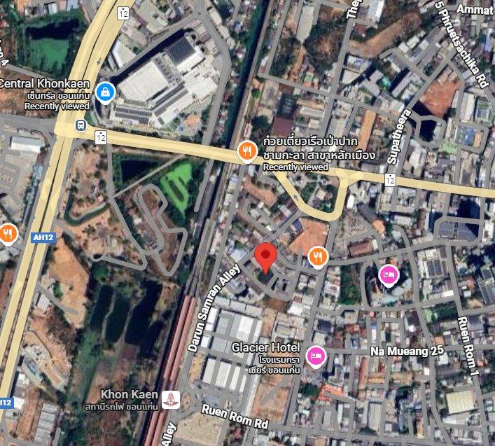 ขายที่ดินในเมืองขอนแก่น 206 ตรว. ติดถนนคอนกรีต ทำเลดีหลังตลาดรถไฟขอนแก่น ใกล้เซ็นทรัล900เมตร. อ.เมืองขอนแก่น 6