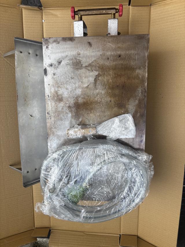 มือสอง เตาโตเกียว เตาย่างเนย หน้าเหล็กแผ่นเรียบ พร้อมอุปกรณ์ครบชุด 5