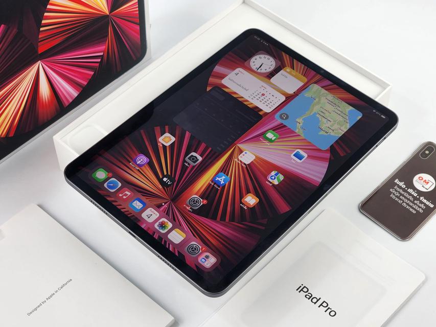 รูป ขาย/แลก iPad Pro 11inch M1 128GB Wifi สี Gray ศูนย์ไทย สภาพสวยมาก แท้ ครบยกกล่อง เพียง 20,900 บาท 2