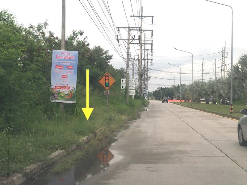 ขายที่ดินติดถนนบายพาส(ถ.บูรพาพัฒน์)เนื้อที่ 23.5ไร่ หน้ากว้าง 300เมตร ใกล้ปั้ม ปตท.แยกส้มหล่น ผังเมือง EEC สีม่วงลาย ต.ห้วยโป่ง อ.เมืองระยอง 1