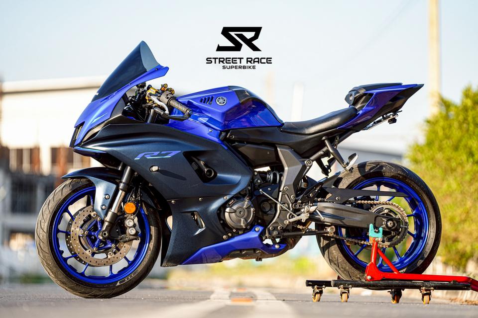 🔥 yamaha r7 ปี 2022 | สีน้ำเงิน สปอร์ตจัด พร้อมขี่ ท่อไทเทเนียมลั่นเท่! 🔥 5