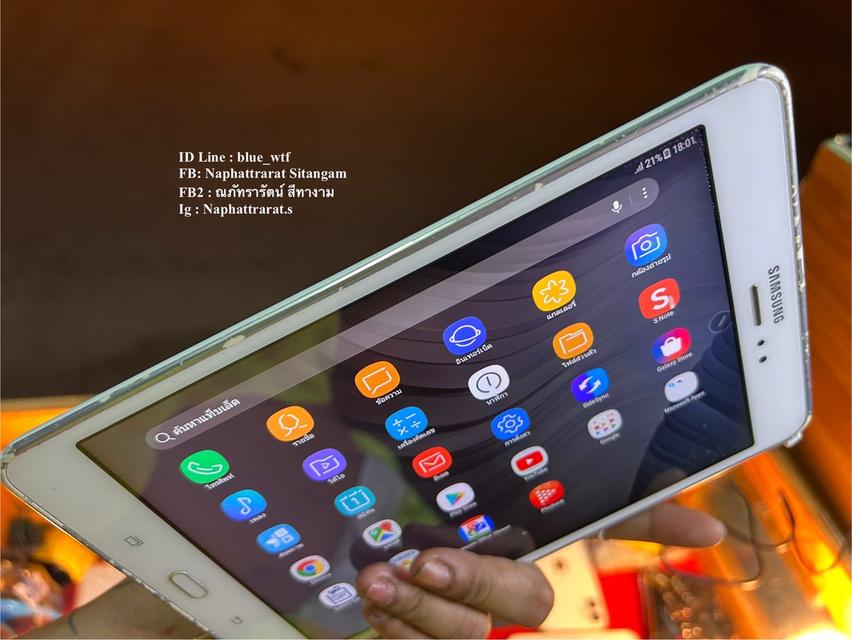 Samsung Tab A 8.0 With Spen จอ8นิ้วรองรับ4G ใส่ซิมโทรได้ ปากกาในตัว ใช้งานปกติ