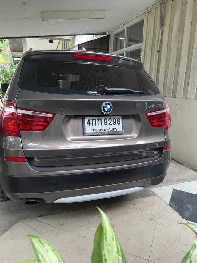 รถยนต์ BMW X3 ปี 2012 รถบ้าน ใช้มือเดียวตั้งแต่ออกป้ายแดง ไมล์ 71570 ใช้น้อบ เข้าศูนย์ BMW ตลอด ประกันชั้น 1 ยังเหลือ 10 เดือน เพิ่งเปลี่ยนช่วงล่าง