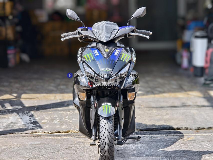 Aerox Monster 2020 รถบ้านแท้มือเดียวเครื่องเดิม กุญแจบุคเซอวิสครบ เล่มเขียวชุดโอนครบ No1340